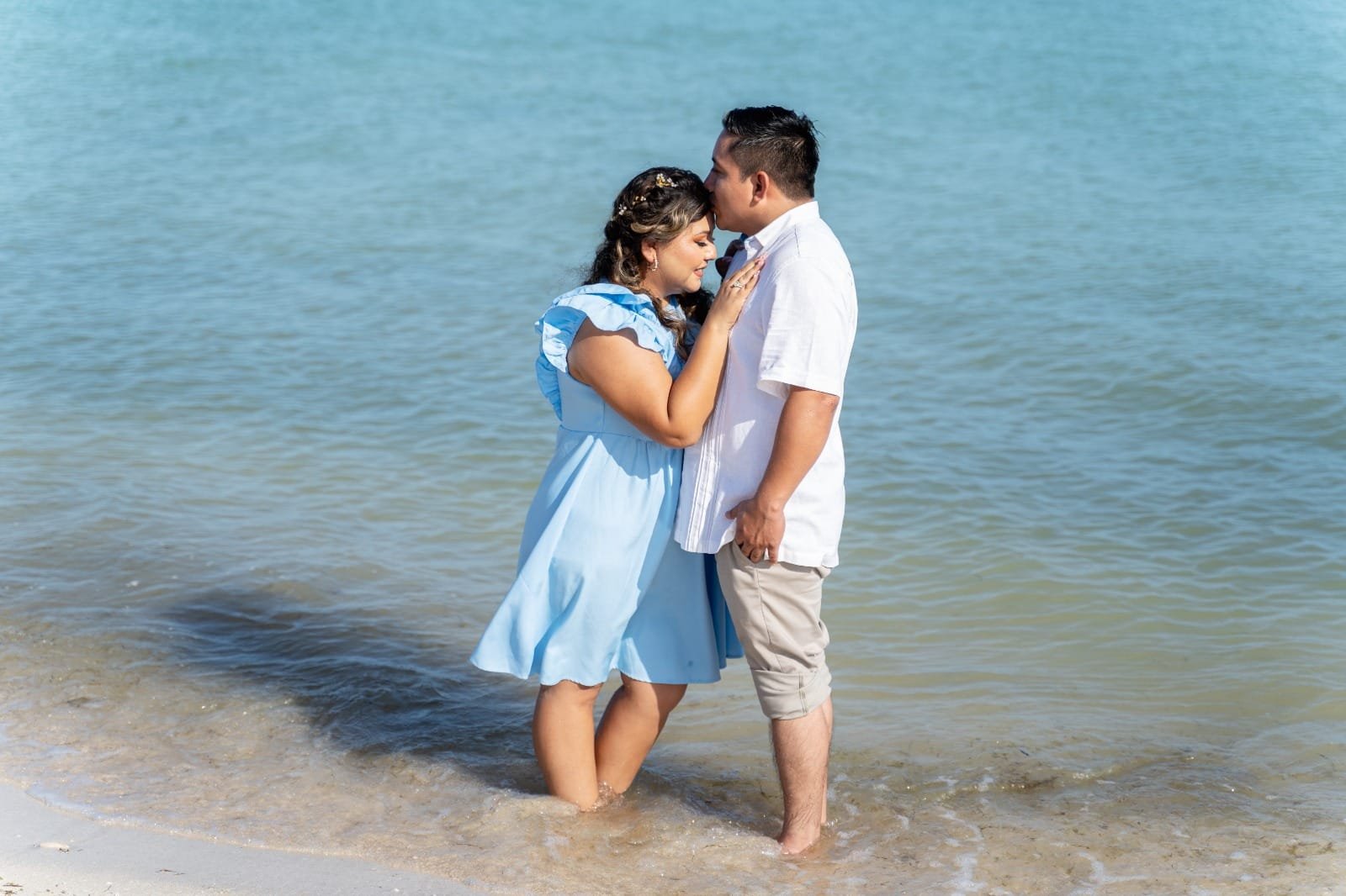 Retrato romántico de la pareja